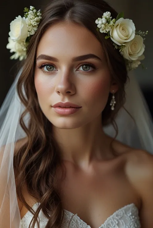 1. Dewy Fresh Bridal Look
