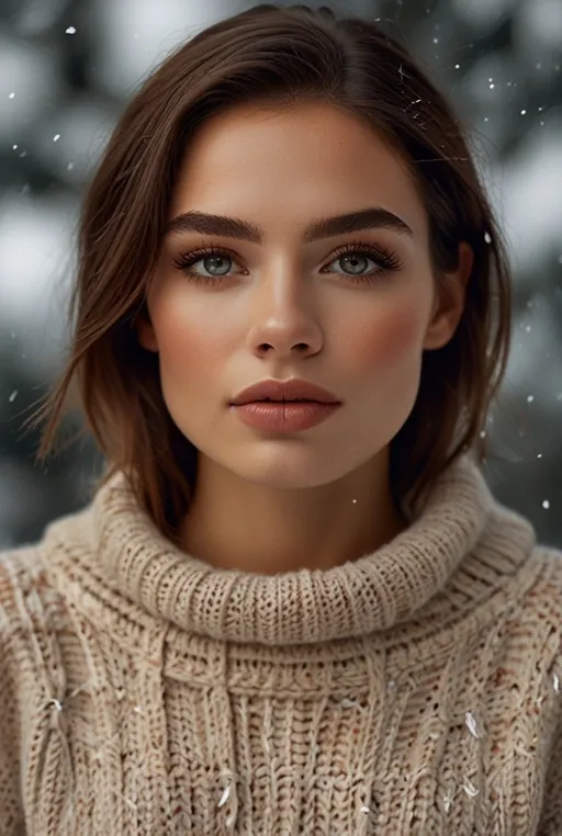 11. Soft Matte Brown Eyeshadow with Nude Lips