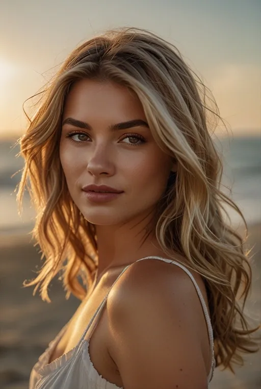 12. Medium-Length Layers with Beachy Waves
