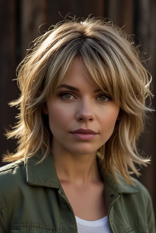 16. Medium Shag with Wispy Bangs