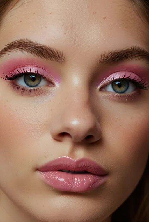16. Pink Eyeshadow with Cat-Eye Liner