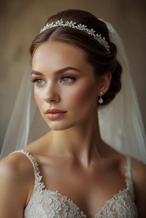 16. Subtle Glam for the Natural Bride