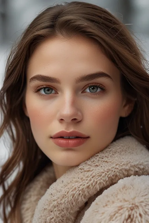 18. Winter-Ready Natural Makeup Look