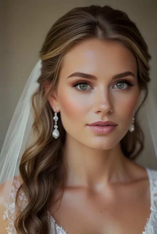 2. Soft Glowing Bridal Elegance