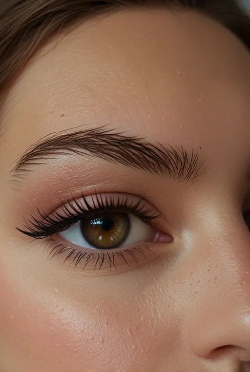 20. Soft Pink Eyeshadow with Subtle Smokey Detail