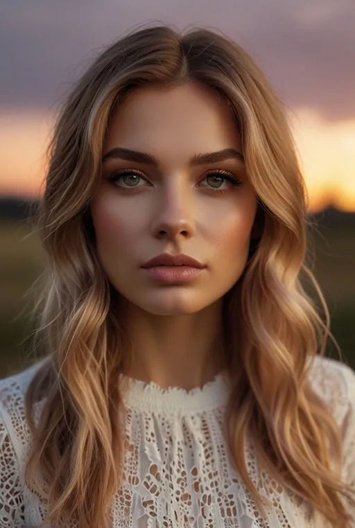 22. Wavy Shoulder-Length Cut with Rose Gold Tint