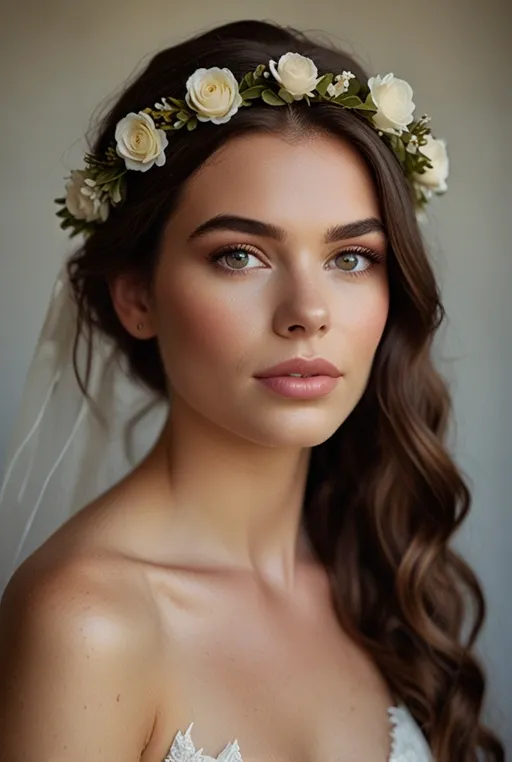 25. Soft, Radiant Natural Bridal Look