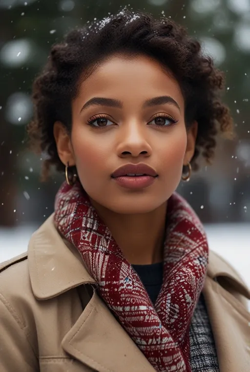 5. Short Afro With Defined Coils