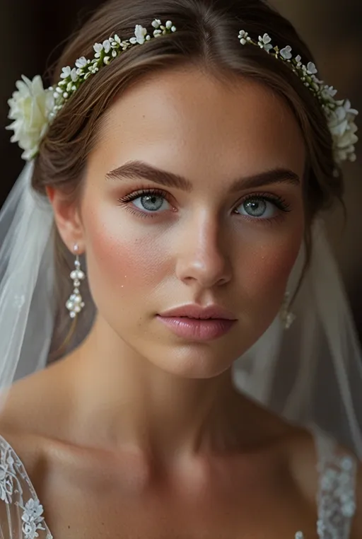 6. Natural Dewy Bridal Beauty