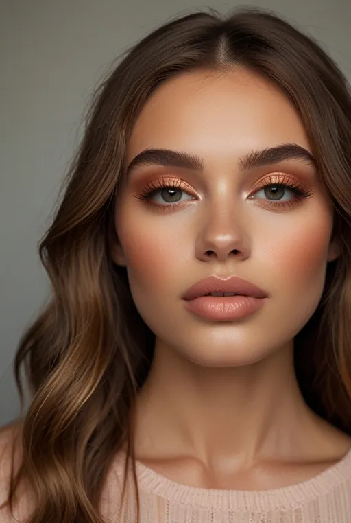 7. Peachy Tones for a Fresh Look