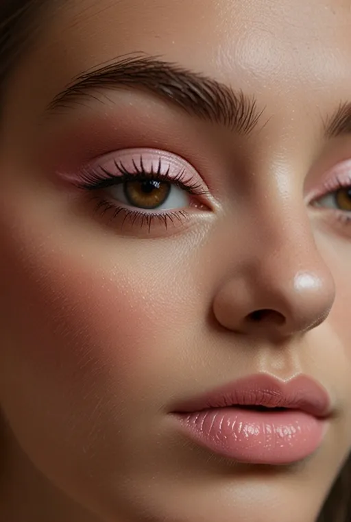7. Pink and Peach Gradient Eyeshadow
