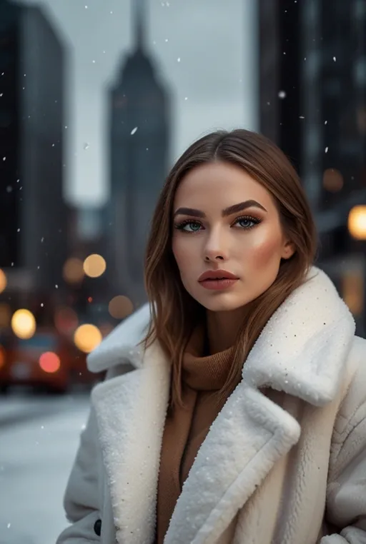 8. Bold Winged Eyeliner with Neutral Lips