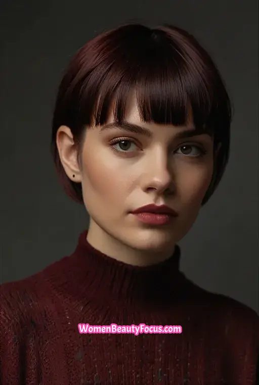 11. Cropped Cut with Micro Bangs