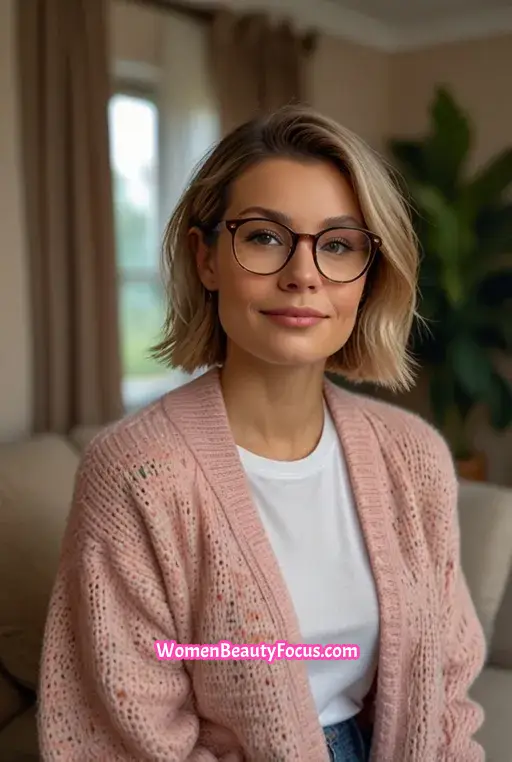 13. Layered Lob with Subtle Highlights