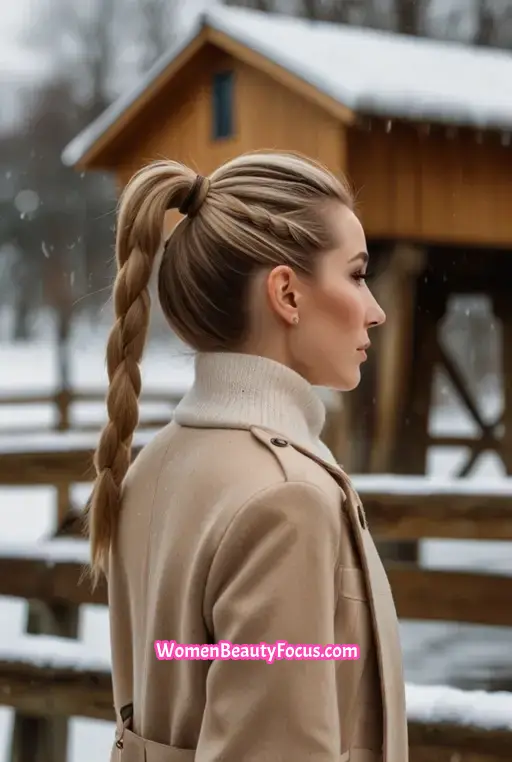 15. Bubble Ponytail with Accessories