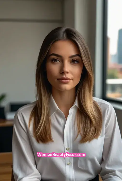 15. Straight Bob with Ombre Effect