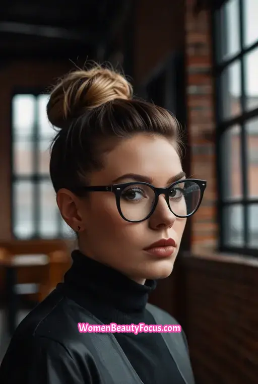 15. Top Knot with Tendrils