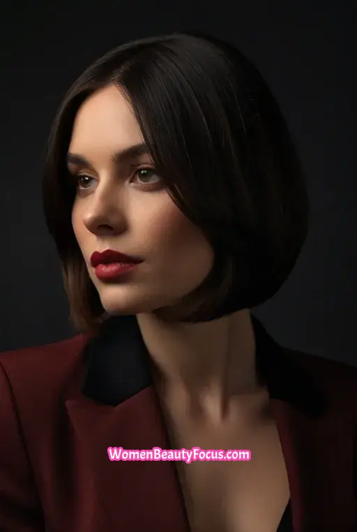 18. Blunt Bob with Sleek Finish