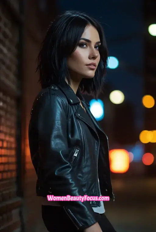21. Shoulder-Length Hair With Razor-Cut Ends