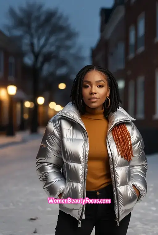 4. Bob-Length Faux Locs with Beads