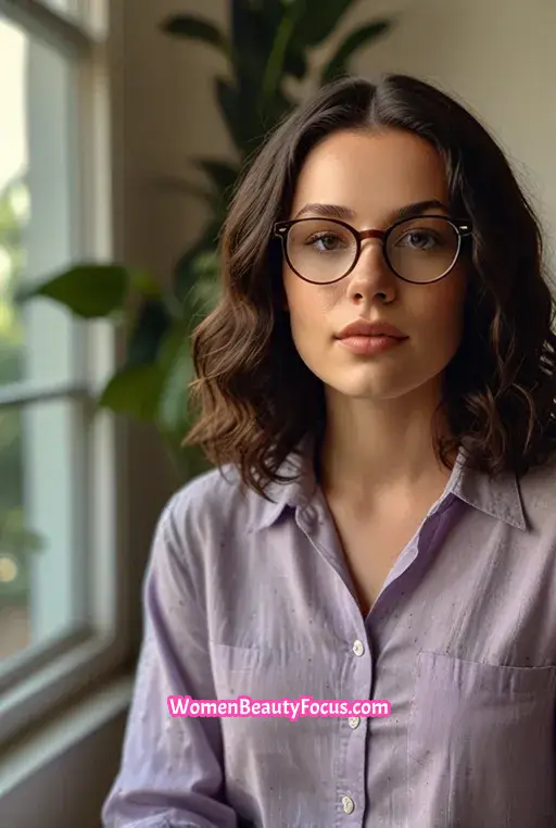 6. Loose Curls with Center Part