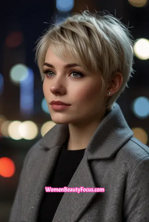 8. Pixie Cut with Si