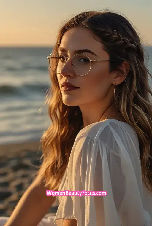 9. Beach Waves with Side Braid