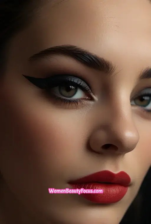 1. Bold Smoky Eyes with Lips