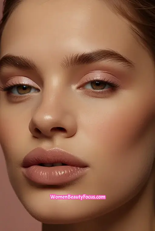 10. Soft Pink and Brown Blend for a Natural Look