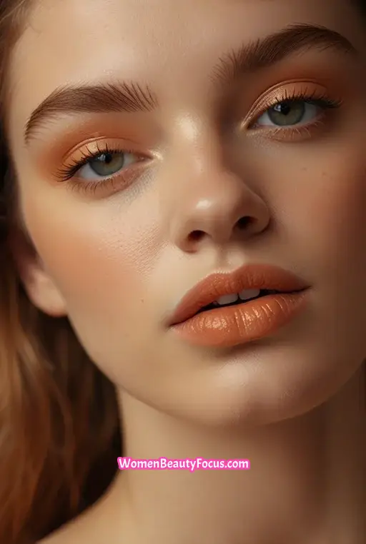 12. Orange Eyeshadow with Soft Liner