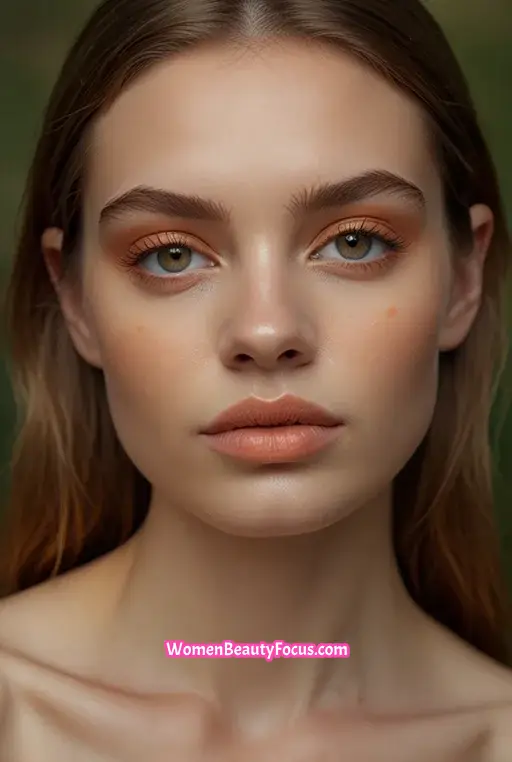 15. Soft Orange and Peach Gradient Eyeshadow