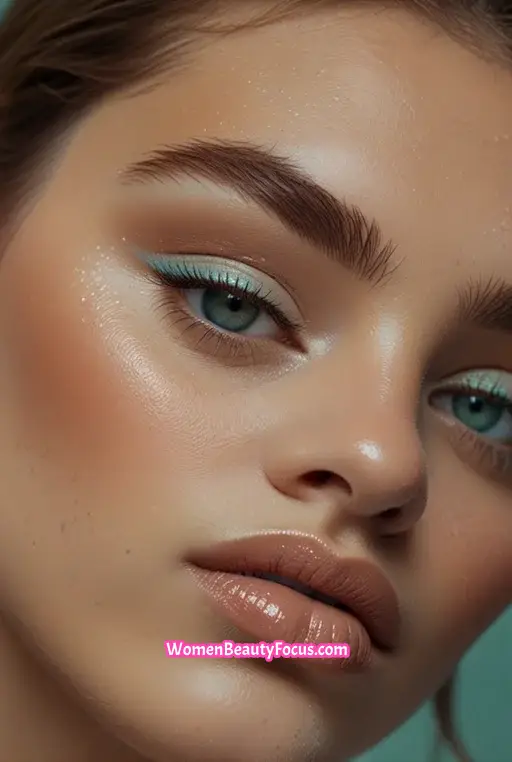 16. Frosted Mint with Soft Brown Crease