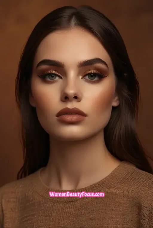 19. Dark Copper Eyeshadow with Black Smokey Liner