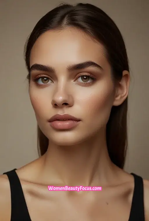 22. Brown Toned Eyeshadow with Matte Skin