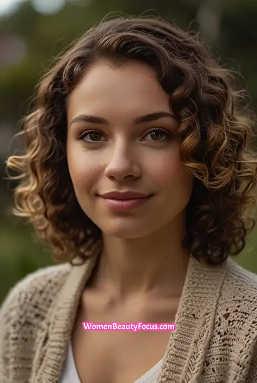 3. Layered Curly Hair with Shoulder Length Curls