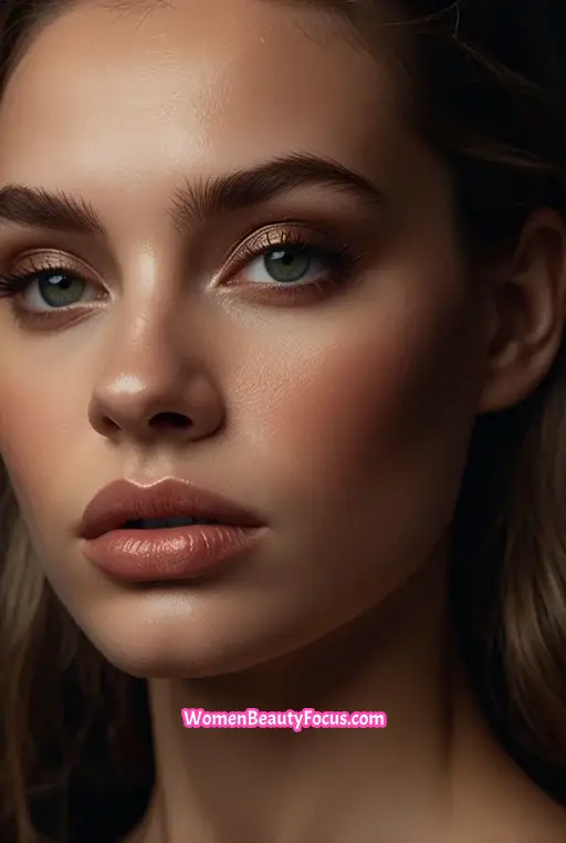 3. Smoky Eyes and Glossy Lips