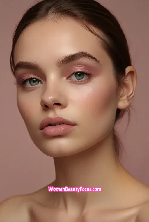 4. Subtle Pink Eyeshadow for a Feminine Touch