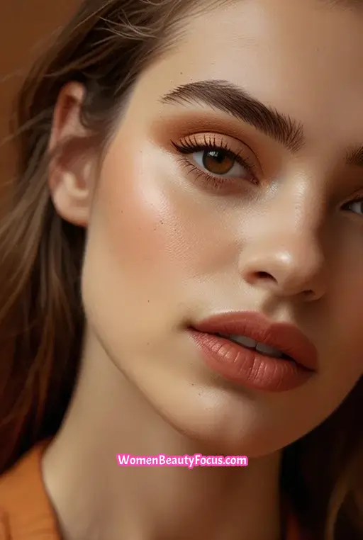 8. Orange and Brown Eyeshadow Combo