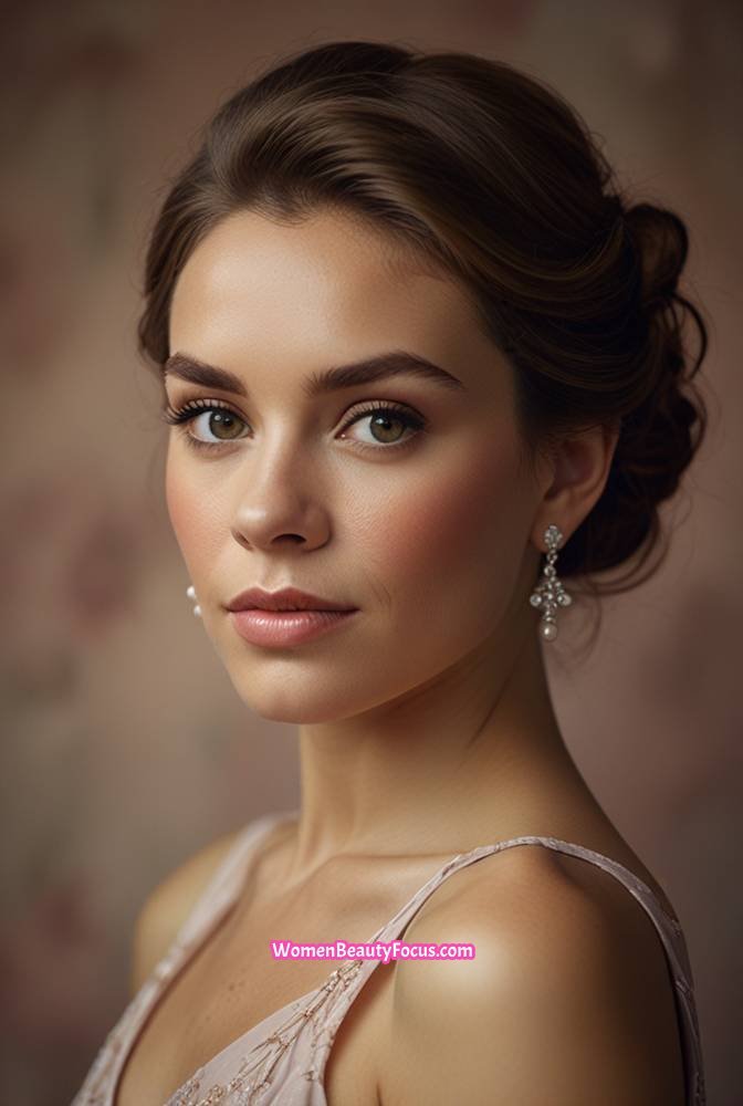 1. Elegant Low Chignon with Soft Curls