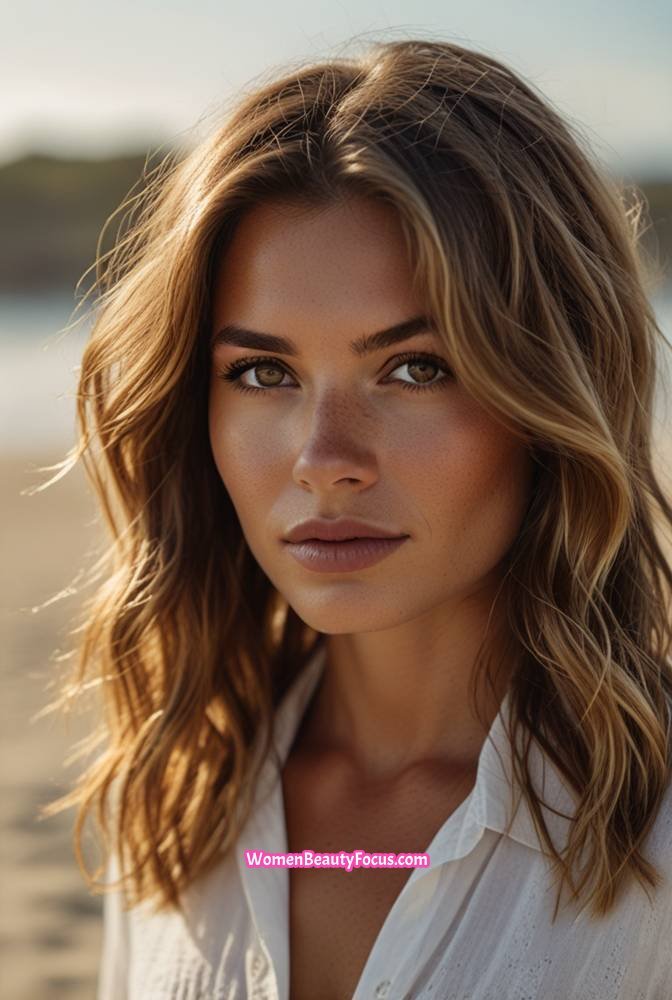 10. Bronzed Brown with Sunkissed Highlights