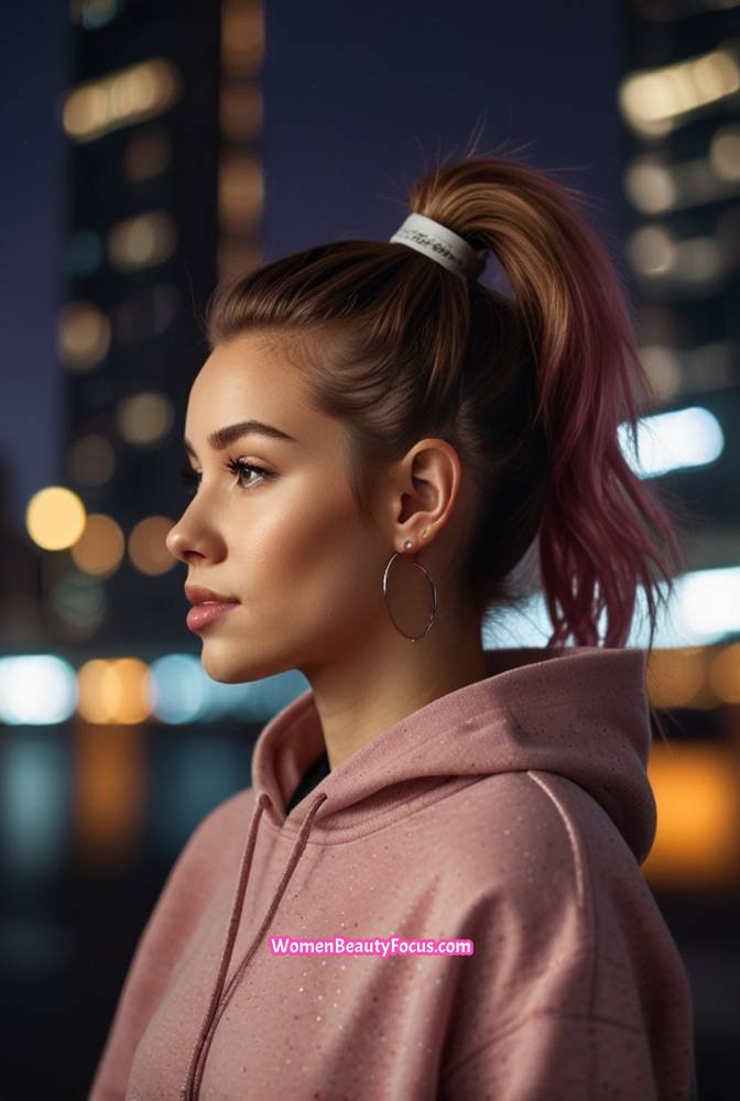11. Bubble Ponytail for a Trendy Twist