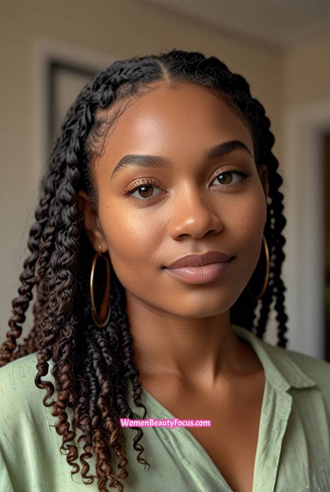 11. Shoulder-Length Passion Twists