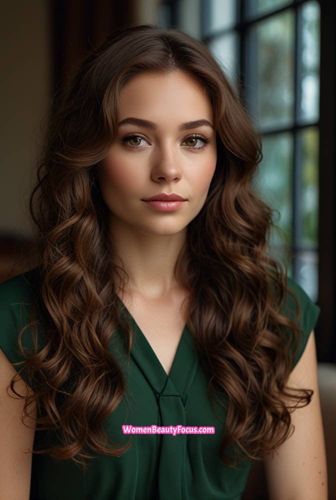 11. Walnut Brown with Soft Curls