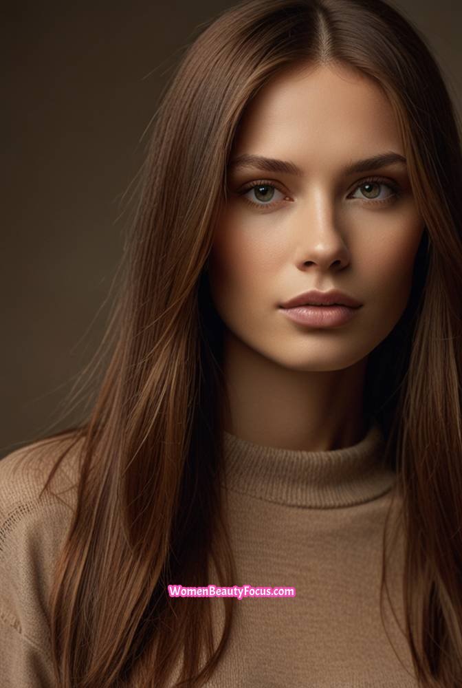 13. Long Straight Hair with Face-Framing Layers