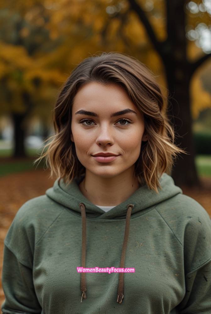13. Low Messy Bun with Soft Curls