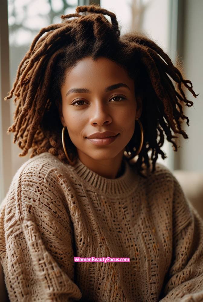 18. Freeform Locs for a Natural Look