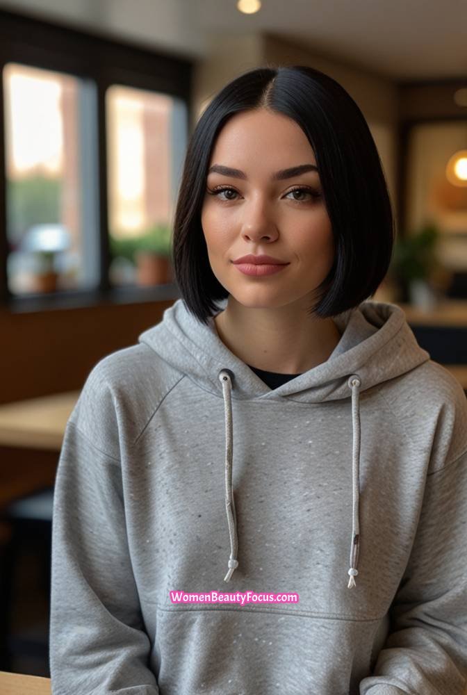 18. Straight Bob with Tucked Ends