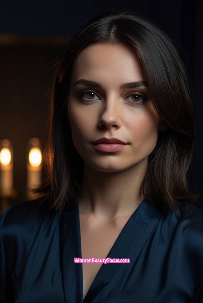 20. Deep Brunette with Midnight Blue Undertones