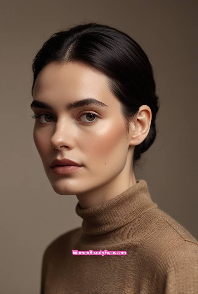 20. Sleek Straight Hair with a Sleek Claw Clip Updo