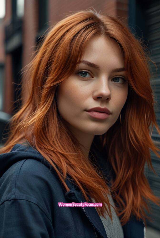 21. Wavy Shag with Side Bangs